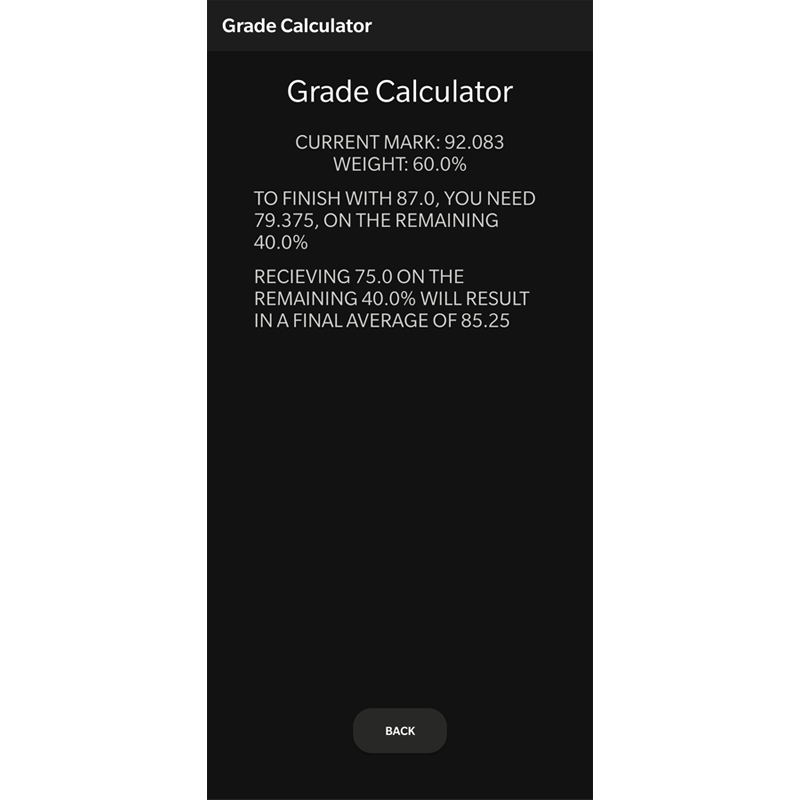 Grade Calculator